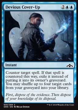 Devious Cover-Up - Guilds of Ravnica (Common) [GRN-35] Immagine principale del prodotto