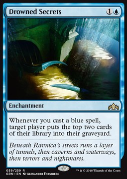 Drowned Secrets - Guilds of Ravnica (Rare) [GRN-39] Hover Image