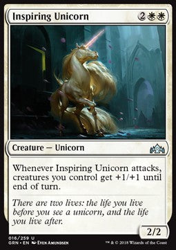 Inspiring Unicorn - Guilds of Ravnica (Uncommon) [GRN-16] Immagine principale del prodotto