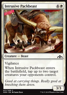 Intrusive Packbeast - Guilds of Ravnica (Common) [GRN-17] Hover Image