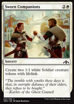Sworn Companions - Guilds of Ravnica (Common) [GRN-27] Imagen principal del producto
