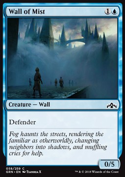 Wall of Mist - Guilds of Ravnica (Common) [GRN-58] Hover Image