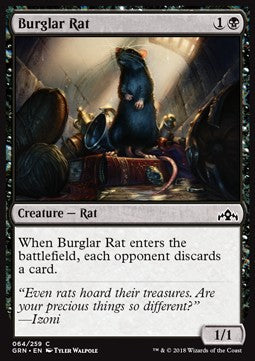 Burglar Rat - Guilds of Ravnica (Common) [GRN-64] Immagine principale del prodotto