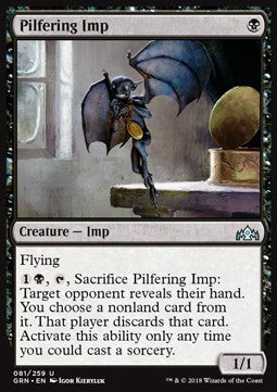 Pilfering Imp - Guilds of Ravnica (Uncommon) [GRN-81] Immagine principale del prodotto