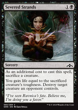 Severed Strands - Guilds of Ravnica (Common) [GRN-85] Imagen principal del producto