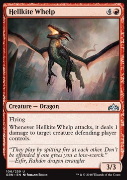 Hellkite Whelp - Guilds of Ravnica (Uncommon) [GRN-106] Hauptbild
