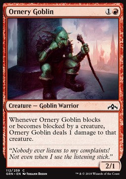 Ornery Goblin - Guilds of Ravnica (Common) [GRN-112] Hauptbild
