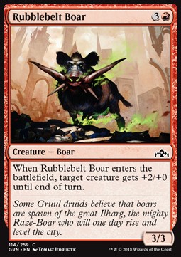 Rubblebelt Boar - Guilds of Ravnica (Common) [GRN-114] Hauptbild