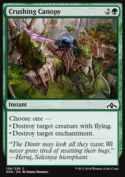 Crushing Canopy - Guilds of Ravnica (Common) [GRN-126] Imagen principal del producto