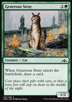 Generous Stray - Guilds of Ravnica (Common) [GRN-129] Hauptbild
