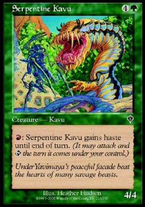 Serpentine Kavu - Invasion (Common) [INV-211] Immagine principale del prodotto