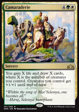 Camaraderie - Guilds of Ravnica (Rare) [GRN-157] Hover Image