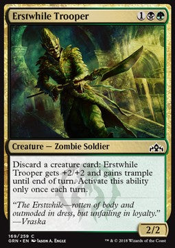 Erstwhile Trooper - Guilds of Ravnica (Common) [GRN-169] Immagine principale del prodotto