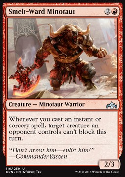 Smelt-Ward Minotaur - Guilds of Ravnica (Uncommon) [GRN-116] Immagine principale del prodotto