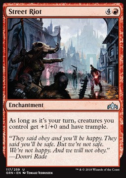 Street Riot - Guilds of Ravnica (Uncommon) [GRN-117] Hover Image