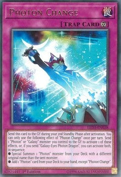 Photon Change - Legendary Duelists: White Dragon Abyss (Rare) [LED3-038] Hauptbild
