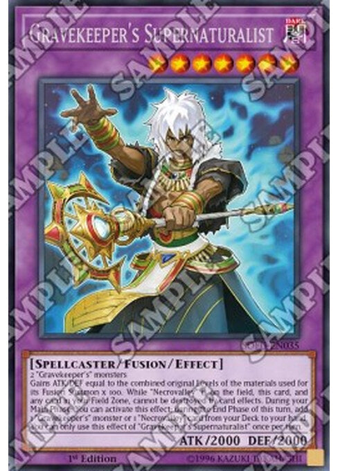 Gravekeeper's Supernaturalist — Soul Fusion (SOFU-035) Yu-Gi-Oh! card Immagine principale del prodotto