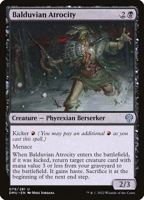 Balduvian Atrocity – Dominaria United (DMU-79) Magic: The Gathering card