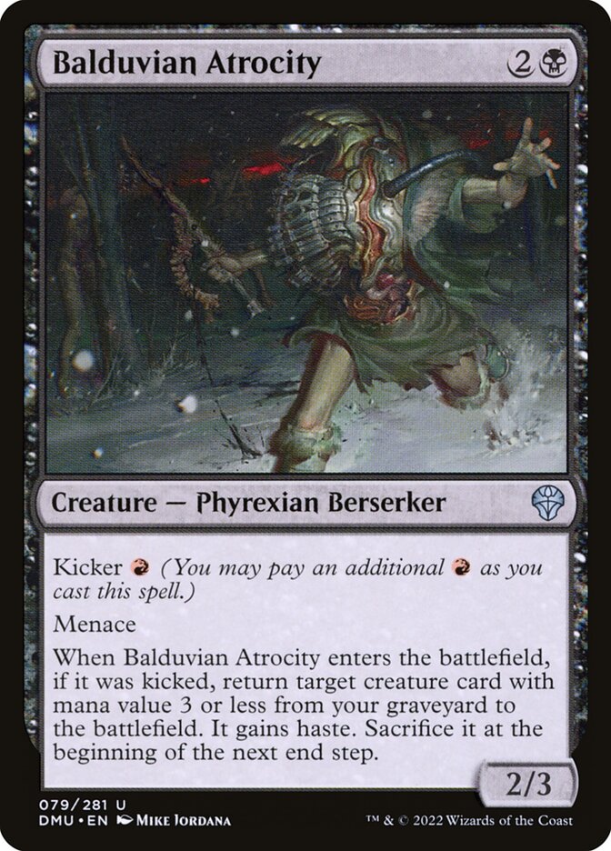 Balduvian Atrocity - Dominaria United (Uncommon) [DMU-79] Hoofdafbeelding