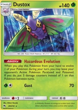 Dustox - Lost Thunder (Rare) [LOT-28] Hover Image