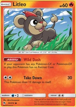 Litleo - Lost Thunder (Common) [LOT-50] Main image