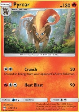 Pyroar - Lost Thunder (Rare) [LOT-51] Imagen principal del producto
