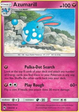 Azumarill - Lost Thunder (Rare) [LOT-136] Hover Image
