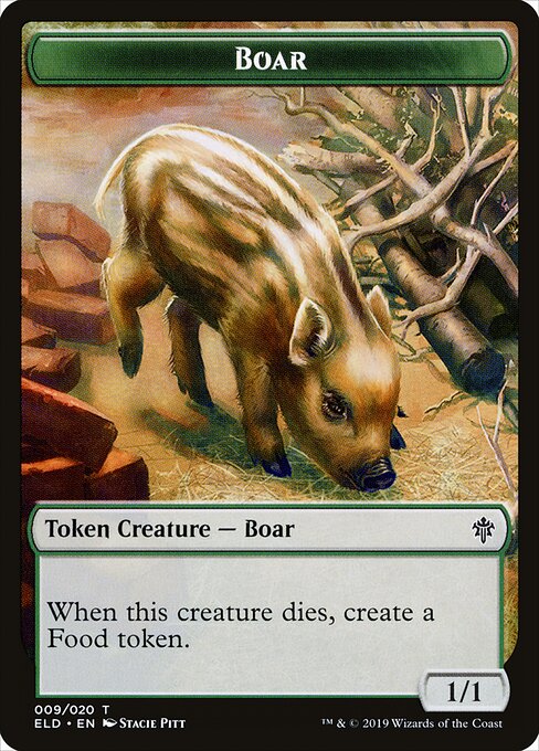 Boar – Throne of Eldraine Tokens (TELD-9) Magic: The Gathering card | LC-REM-20260804-15150737785164-365b2234-c29d-42db-a8e0-80685a4b6434 Hauptbild