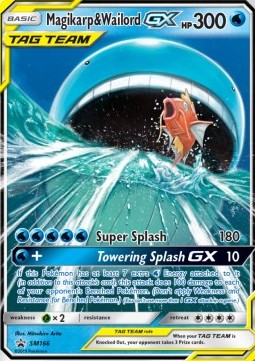 Magikarp & Wailord GX - SM Black Star Promos (Promo) [SM-166] Immagine principale del prodotto