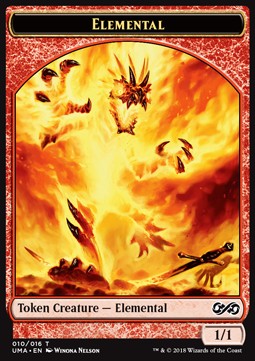 Elemental Token (Red 1/1) (V.2) - Ultimate Masters (Token) [UMA-T10]