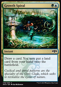 Growth Spiral - Ravnica Allegiance (Common) [RNA-178] Immagine principale del prodotto