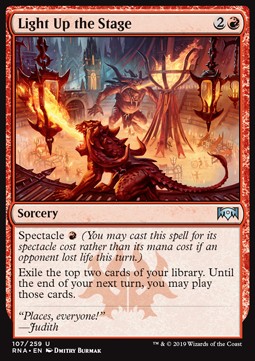 Light Up the Stage - Ravnica Allegiance (Uncommon) [RNA-107] Immagine principale del prodotto