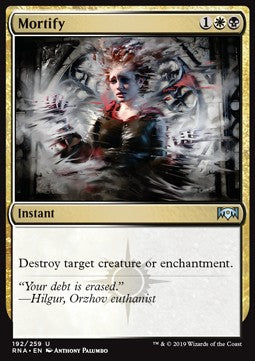 Mortify - Ravnica Allegiance (Uncommon) [RNA-192] Imagen principal del producto