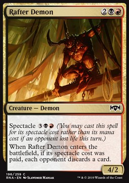 Rafter Demon - Ravnica Allegiance (Common) [RNA-196] Imagen principal del producto