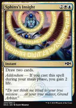 Sphinx's Insight - Ravnica Allegiance (Common) [RNA-209] Imagen principal del producto