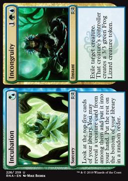 Incubation // Incongruity - Ravnica Allegiance (Uncommon) [RNA-226] Imagen principal del producto