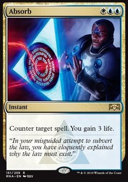 Absorb - Ravnica Allegiance (Rare) [RNA-151] Imagen principal del producto