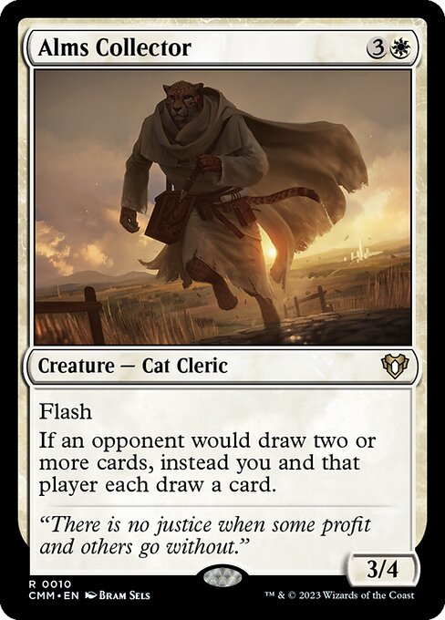 Alms Collector – Commander Masters (CMM-10) Magic: The Gathering card Imagen principal del producto