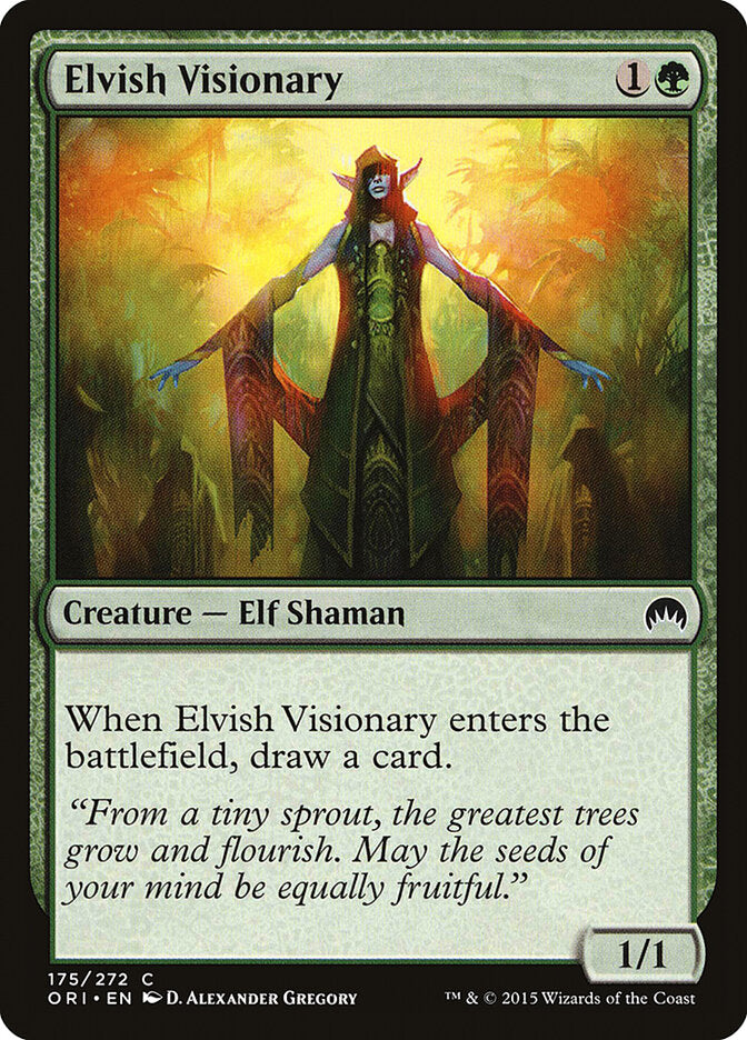 Elvish Visionary - Magic Origins (Common) [ORI-175] Main image