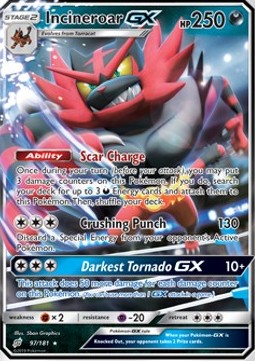 Incineroar GX - Team Up (Ultra Rare) [TEU-97] Hover Image