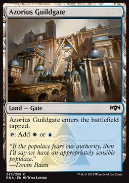 Azorius Guildgate (V.1) - Ravnica Allegiance (Common) [RNA-243] Hover Image