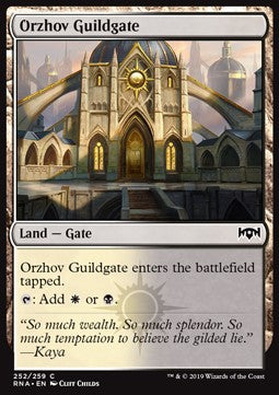 Orzhov Guildgate (V.1) - Ravnica Allegiance (Common) [RNA-252]
