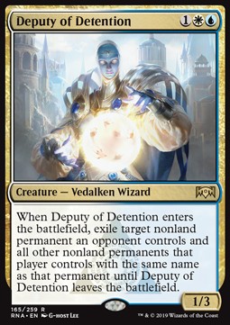 Deputy of Detention - Ravnica Allegiance (Rare) [RNA-165] Imagen principal del producto