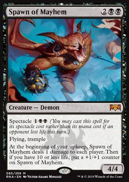 Spawn of Mayhem - Ravnica Allegiance (Mythic) [RNA-85] Immagine principale del prodotto