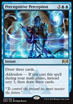 Precognitive Perception - Ravnica Allegiance (Rare) [RNA-45] Imagen principal del producto