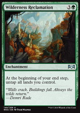 Wilderness Reclamation - Ravnica Allegiance (Uncommon) [RNA-149] Immagine principale del prodotto