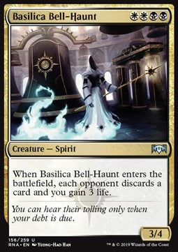 Basilica Bell-Haunt - Ravnica Allegiance (Uncommon) [RNA-156] Imagen principal del producto