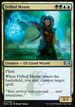 Frilled Mystic - Ravnica Allegiance (Uncommon) [RNA-174] Imagen principal del producto
