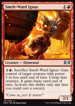 Smelt-Ward Ignus - Ravnica Allegiance (Uncommon) [RNA-116]