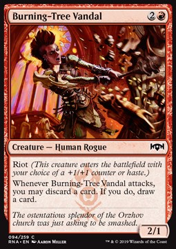Burning-Tree Vandal - Ravnica Allegiance (Common) [RNA-94] Hauptbild